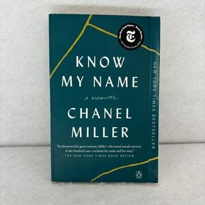 Know My Name Chanel Miller Memoir Book Blue Paperback Nonfiction